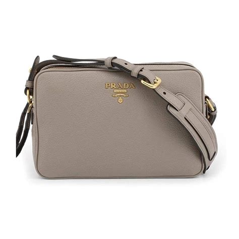 prada vitello phenix crossbody bag gray|Prada Argilla Grey Vitello Phenix Leather Double Zip Cross Body .